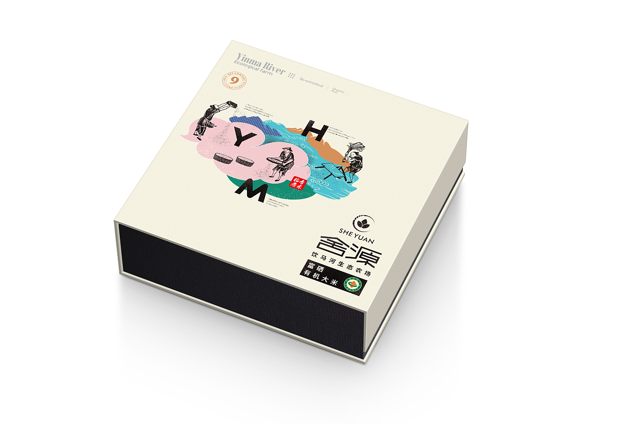 匠心精“裝”，自然饋贈(zèng)的味蕾之約——吉林飲馬河舍源有機(jī)大米包裝設(shè)計(jì)解析